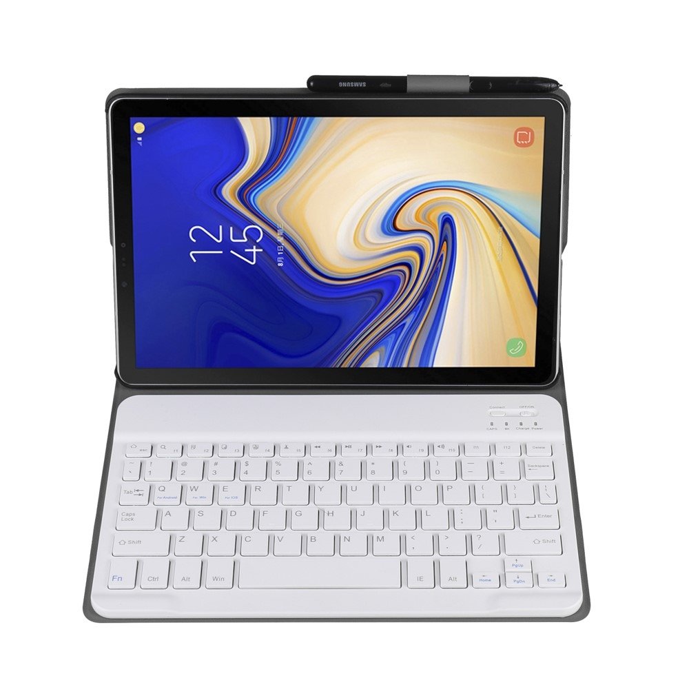 werkgelegenheid overhemd kool Shop4 - Samsung Galaxy Tab A 10.5 Toetsenbord Hoes - Bluetooth Keyboard  Cover Business Goud | Shop4tablethoes