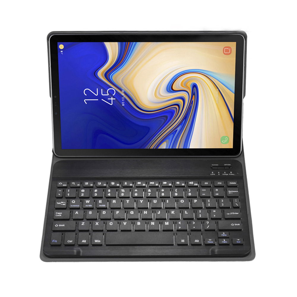 Begin Specificiteit Bereiken Shop4 - Samsung Galaxy Tab A 10.1 (2019) Toetsenbord Hoes - Bluetooth  Keyboard Cover Business Zwart | Shop4tablethoes