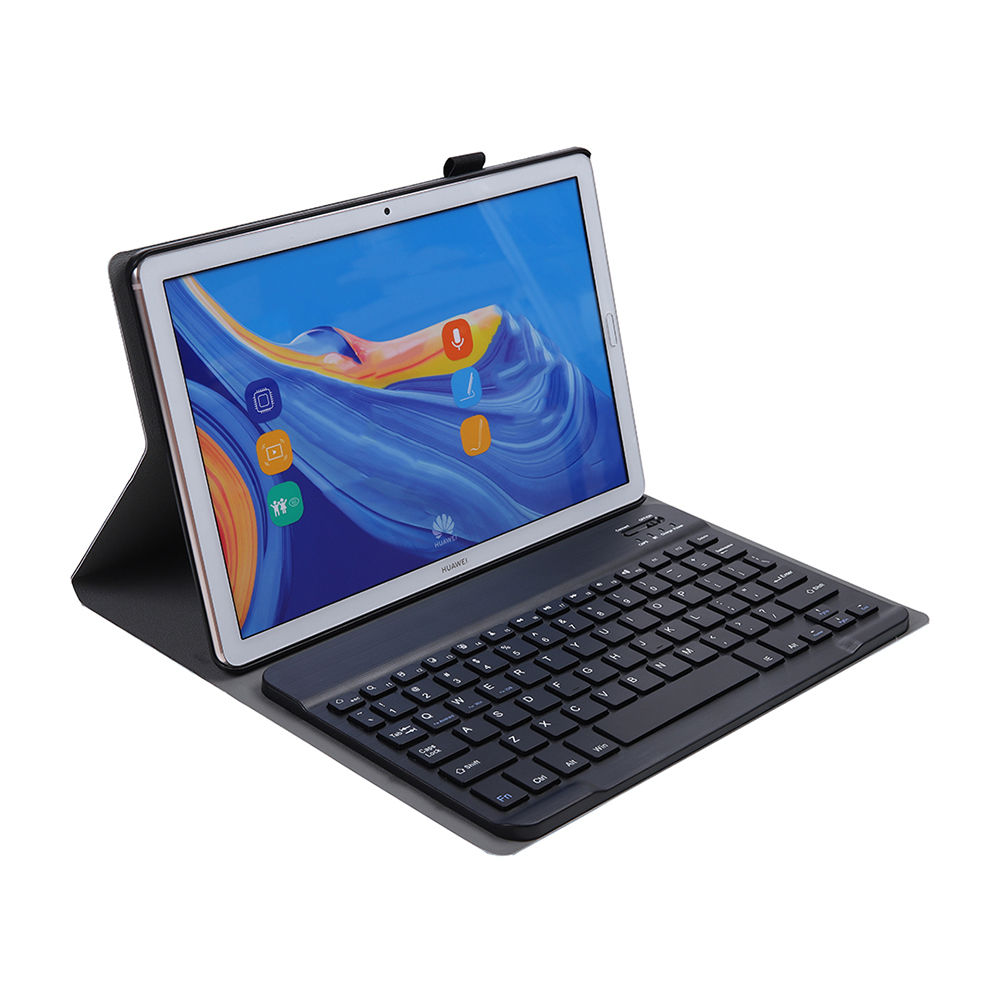 Bij elkaar passen bungeejumpen pedaal Shop4 - Samsung Galaxy Tab A 8.0 (2019) Toetsenbord Hoes - Bluetooth  Keyboard Cover Business Zwart | Shop4tablethoes
